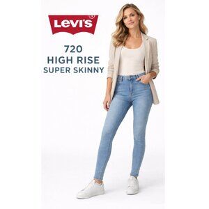 NWOT LEVIS 720 High Rise Super Skinny - 31